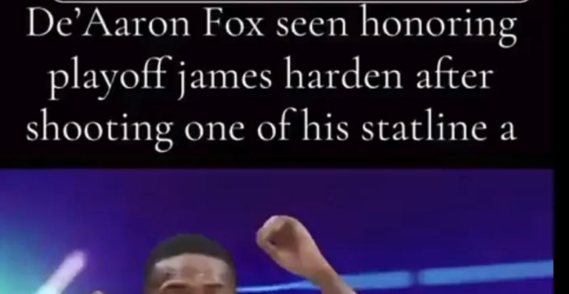 أعاد ديلان هاربر نشر فيديو افتراء على De'Aaron Fox على TikTok بعد خسارة توتنهام في نهائيات الدوري الاميركي للمحترفين
| itg-ar.com