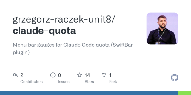 إظهار HN: مقاييس شريط قوائم macOS لحصة Claude Code الخاصة إظهار HN: مقاييس شريط قوائم macOS لحصة Claude Code الخاصة بك
| itg-ar.com