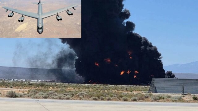 تحطمت قاذفة قنابل جوية أمريكية من طراز B-52 بعد إقلاعها، تحطمت قاذفة قنابل جوية أمريكية من طراز B-52 بعد إقلاعها، مما أدى إلى إغلاق مطار إدواردز
| itg-ar.com