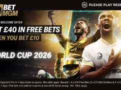 عرض BetMGM World Cup: احصل على رهانات مجانية بقيمة 40 جنيهًا إسترلينيًا
| itg-ar.com عرض BetMGM World Cup: احصل على رهانات مجانية بقيمة 40 جنيهًا إسترلينيًا
| itg-ar.com