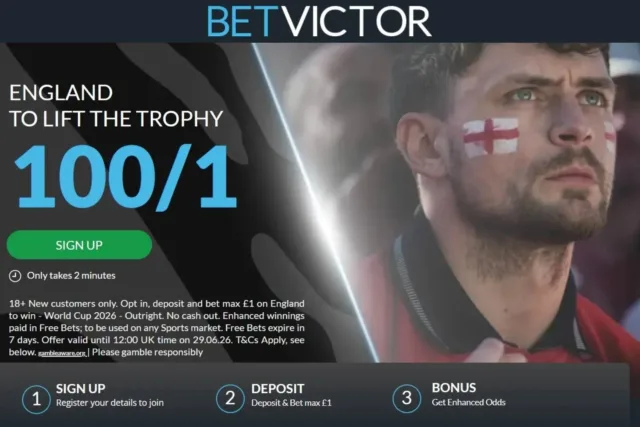 عرض الرهان على كأس العالم BetVictor: 100/1 على إنجلترا ترفع عرض الرهان على كأس العالم BetVictor: 100/1 على إنجلترا ترفع الكأس
| itg-ar.com
