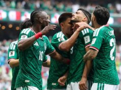 فازت المكسيك على جنوب أفريقيا في المباراة الافتتاحية لكأس العالم على ملعب أزتيكا بعد تسجيلها في الدقيقة التاسعة
| itg-ar.com فازت المكسيك على جنوب أفريقيا في المباراة الافتتاحية لكأس العالم على ملعب أزتيكا بعد تسجيلها في الدقيقة التاسعة
| itg-ar.com