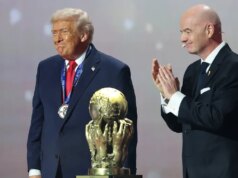 قال رئيس الفيفا إن ترامب يستعد لتسليم كأس نهائي كأس العالم إلى جانب جياني إنفانتينو
| itg-ar.com قال رئيس الفيفا إن ترامب يستعد لتسليم كأس نهائي كأس العالم إلى جانب جياني إنفانتينو
| itg-ar.com