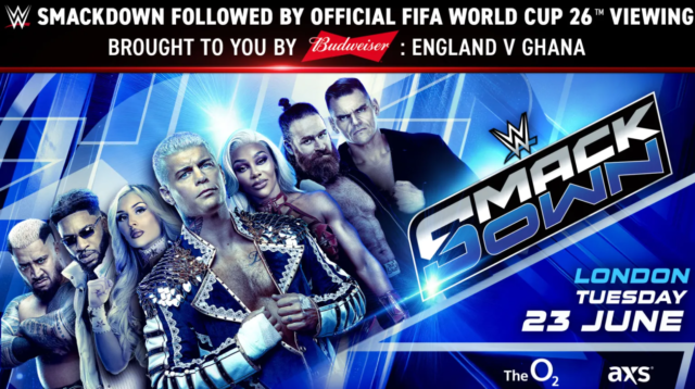 وافق WWE على عرض مباراة إنجلترا وغانا مباشرة بعد سماك وافق WWE على عرض مباراة إنجلترا وغانا مباشرة بعد سماك داون في كأس العالم أولاً
| itg-ar.com