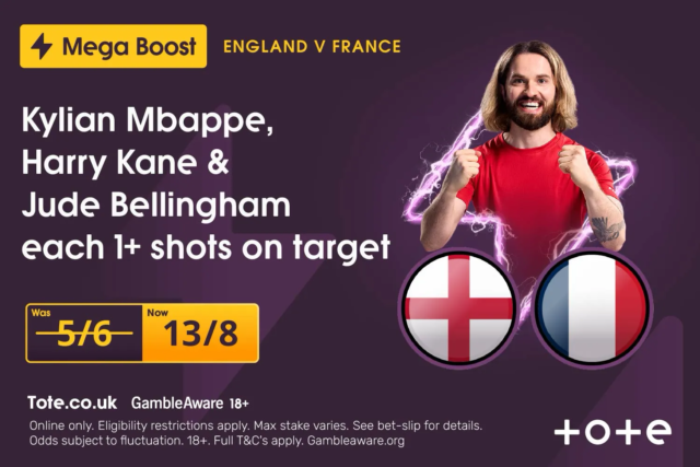 Tote Mega Boost: Mbappe وKane وBellingham 1+ SOT NOW 13/8 Tote Mega Boost: Mbappe وKane وBellingham 1+ SOT NOW 13/8 في فرنسا ضد إنجلترا
| itg-ar.com