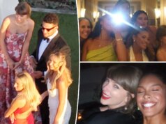 تايلور سويفت تحتفل مع WAGs في حفل زفاف نجم اتحاد كرة القدم الأميركي مع ترافيس كيلسي
| itg-ar.com تايلور سويفت تحتفل مع WAGs في حفل زفاف نجم اتحاد كرة القدم الأميركي مع ترافيس كيلسي
| itg-ar.com