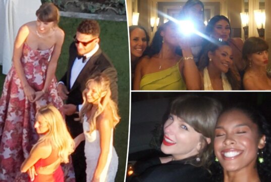 تايلور سويفت تحتفل مع WAGs في حفل زفاف نجم اتحاد كرة القدم الأميركي مع ترافيس كيلسي
| itg-ar.com تايلور سويفت تحتفل مع WAGs في حفل زفاف نجم اتحاد كرة القدم الأميركي مع ترافيس كيلسي
| itg-ar.com