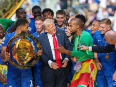 ترامب يقدم الكأس للفائزين بكأس العالم
| itg-ar.com ترامب يقدم الكأس للفائزين بكأس العالم
| itg-ar.com