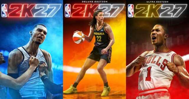 فيكتور ويمباانياما، وكيتلين كلارك، وديريك روز هم رياضيو غلاف NBA فيكتور ويمباانياما، وكيتلين كلارك، وديريك روز هم رياضيو غلاف NBA 2K27
| itg-ar.com