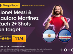 ميسي ومارتينيز 2+ SOT الآن 11/4 على حقيبة اليد في مباراة الأرجنتين والرأس الأخضر
| itg-ar.com ميسي ومارتينيز 2+ SOT الآن 11/4 على حقيبة اليد في مباراة الأرجنتين والرأس الأخضر
| itg-ar.com