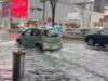 فاض نهر أويدا، مما تسبب في فيضانات واسعة النطاق في ساكاي، ناغويا؛ وصدرت أوامر إخلاء من أرصفة مترو الأنفاق إلى مستوى الأرض.