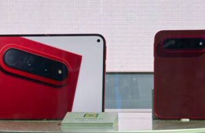 يبدو هاتف شاومي القابل للطي الجديد ذو التصميم الشبيه بجواز السفر أقصر وأعرض من هاتف Galaxy Z Fold 8